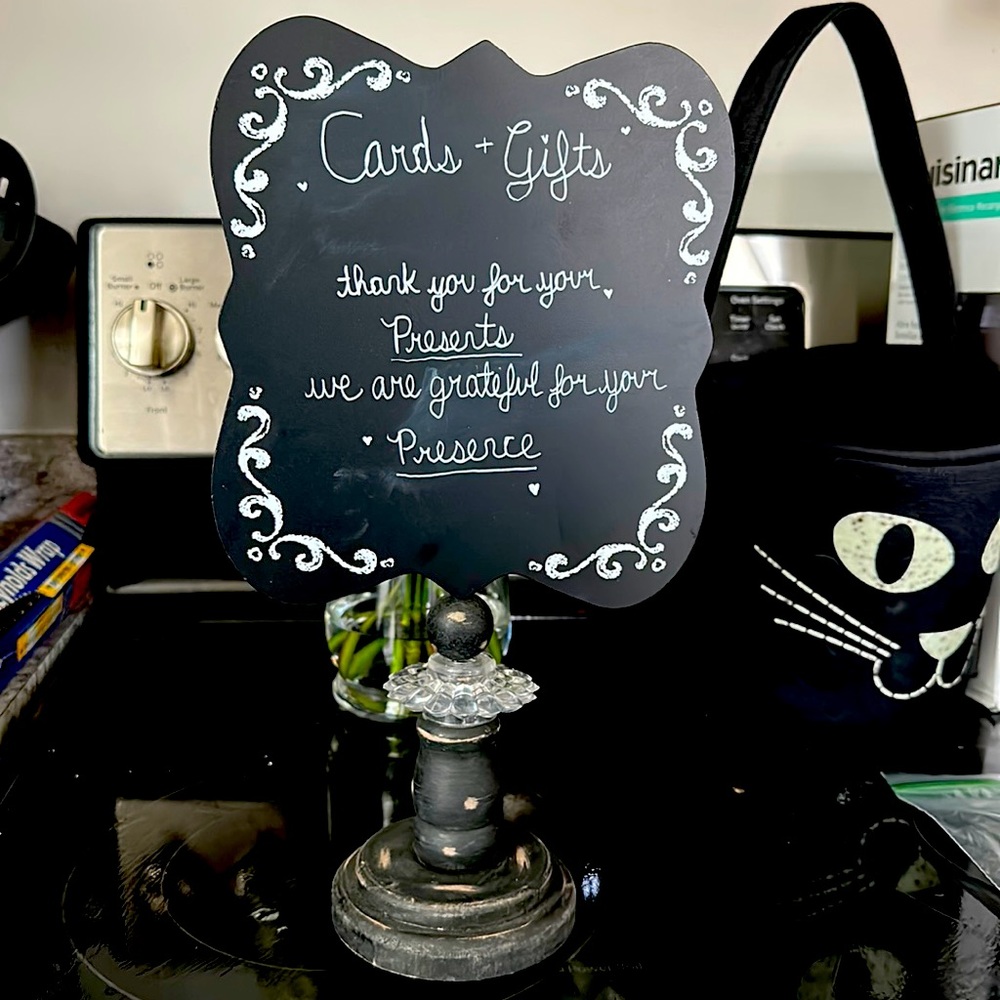 Fancy event sign